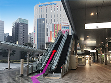 JR 博多駅からのアクセス2枚目