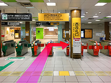 空港線 天神駅からのアクセス1枚目
