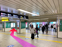 四つ橋線 西梅田駅からのアクセス2枚目